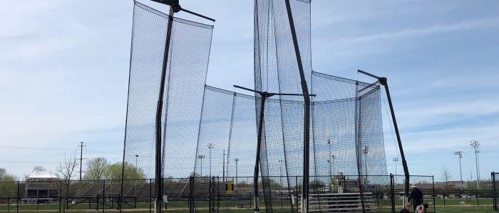 NCAA , track and field , Discus cage, portable discus cage, club hammer discus, metal throwing cage, world athletics, hammer throw cage, hammer discus, throwing cage, ashton playing fields, discus throwing cages, carrara commonwealth games, hammer cage, hammer / discus throwing cages, play hard sports, PHS, play hard sports equipment, ern Harley drive, athletics equipment, barlow park, Griffith university, IAAF, Australia, international, hard sports, hammer and discus, athletics track equipment